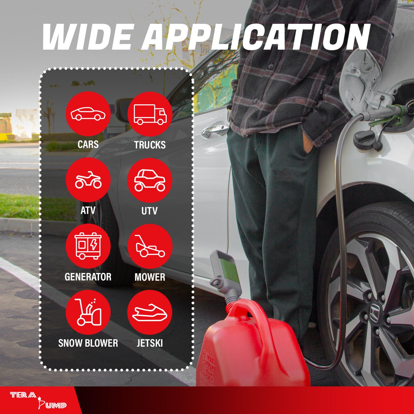 TRCDM | 2nd Gen Easy Handle Flow Control Battery Powered Fuel Transfer Pump