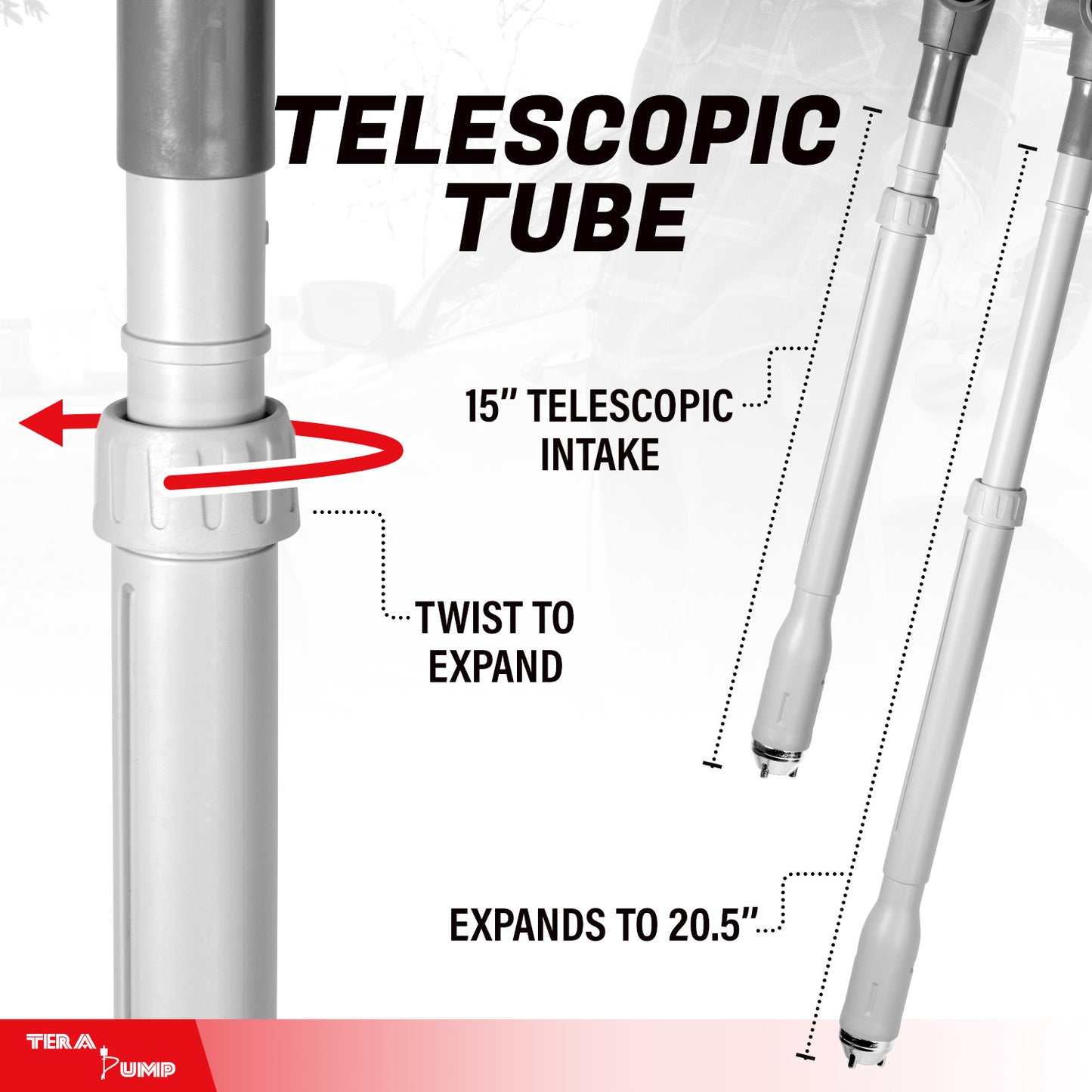 TRCDM-XL | Battery Powered Telescopic Fuel Transfer Pump