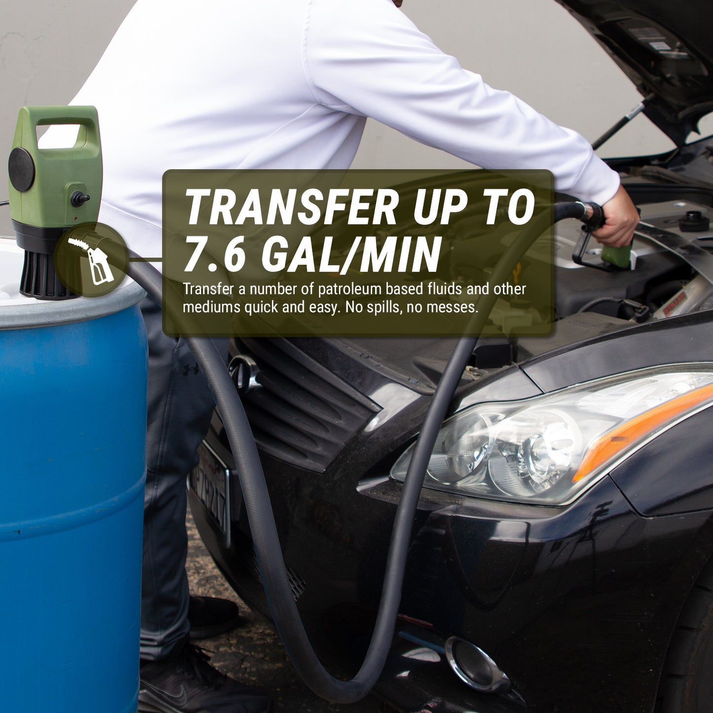 TREDRUMS | Electric 55 Gal Drum Pump