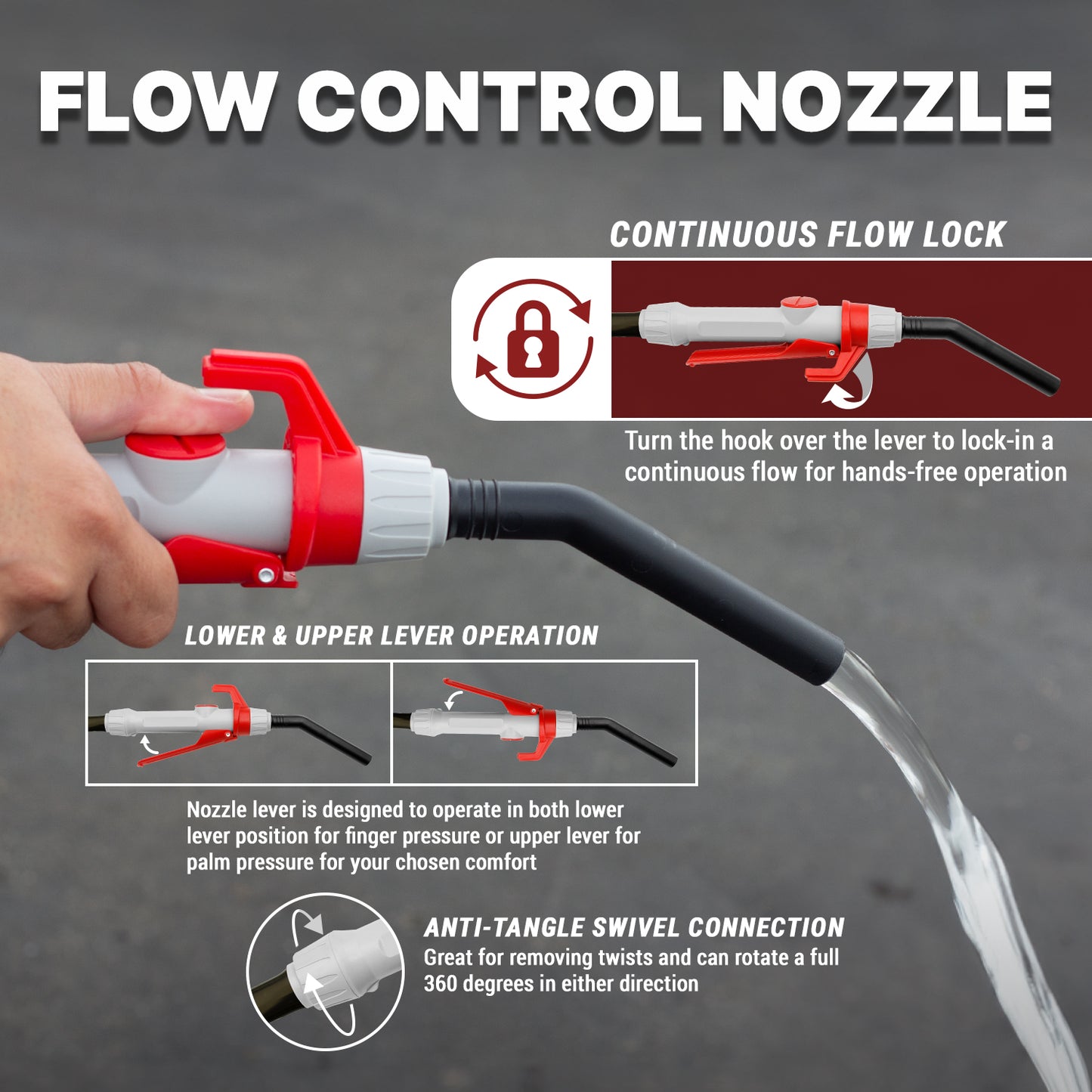TRFA02-MTX | 2nd Gen. Gas Can Battery Powered Fuel Transfer Pump