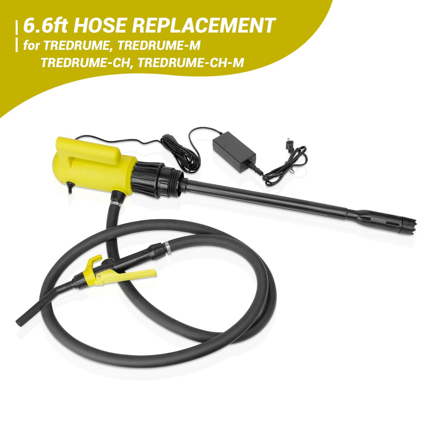 TREDRUME-HOSE | Replacement 6.6ft Discharge Hose for TREDRUME & TREDRUME-CH