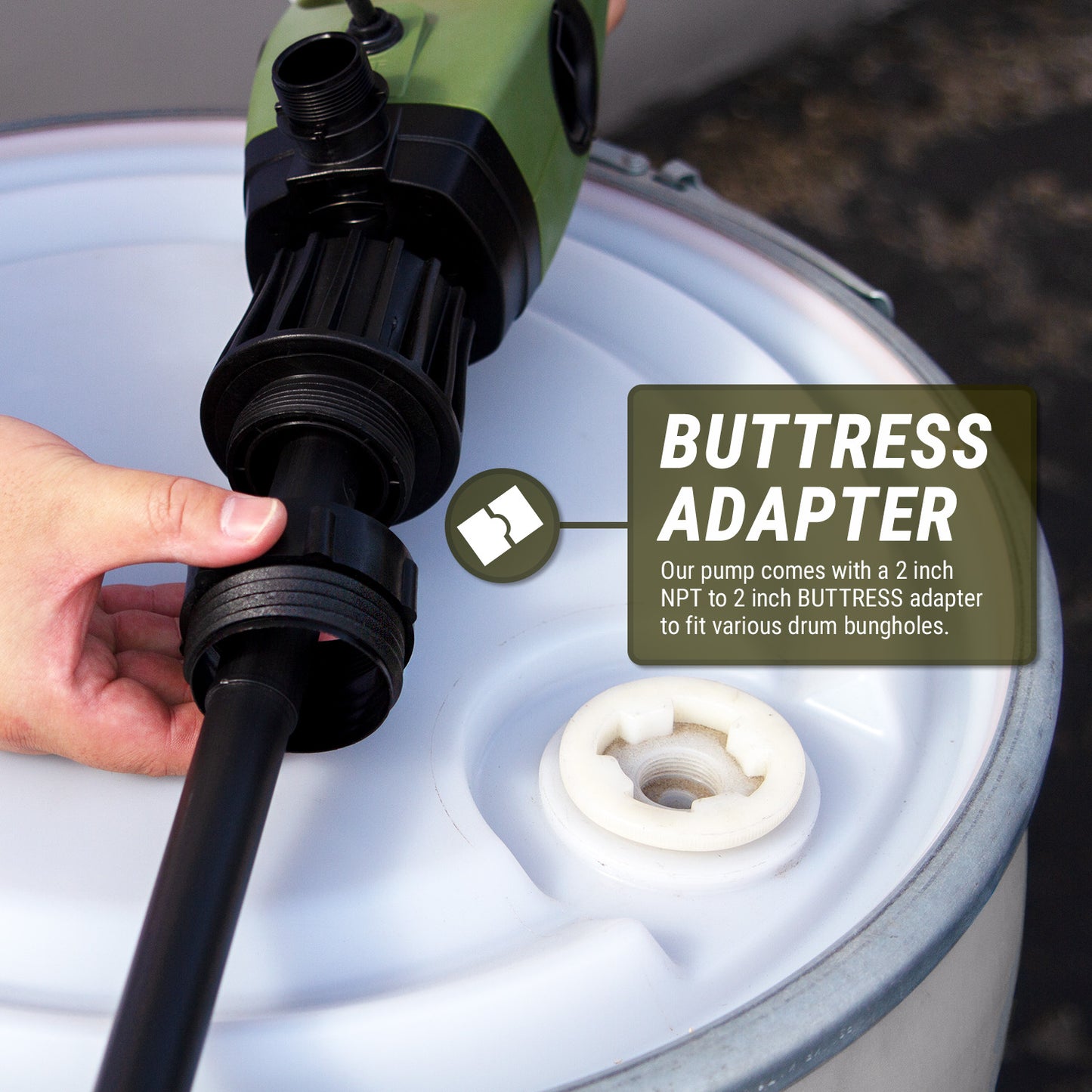 TREDRUMS | Electric 55 Gal Drum Pump