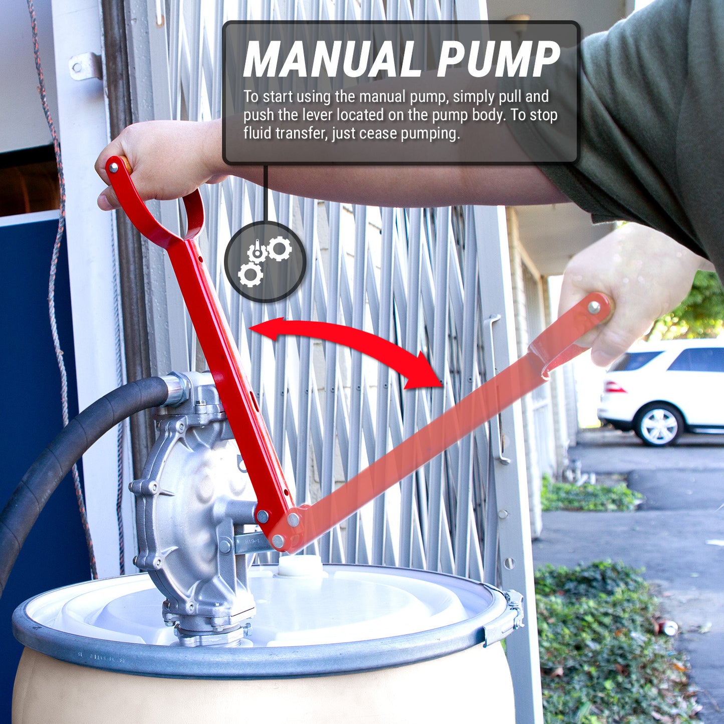 TRPISTON01 | Double Diaphragm Lever-Action Drum Barrel Pump