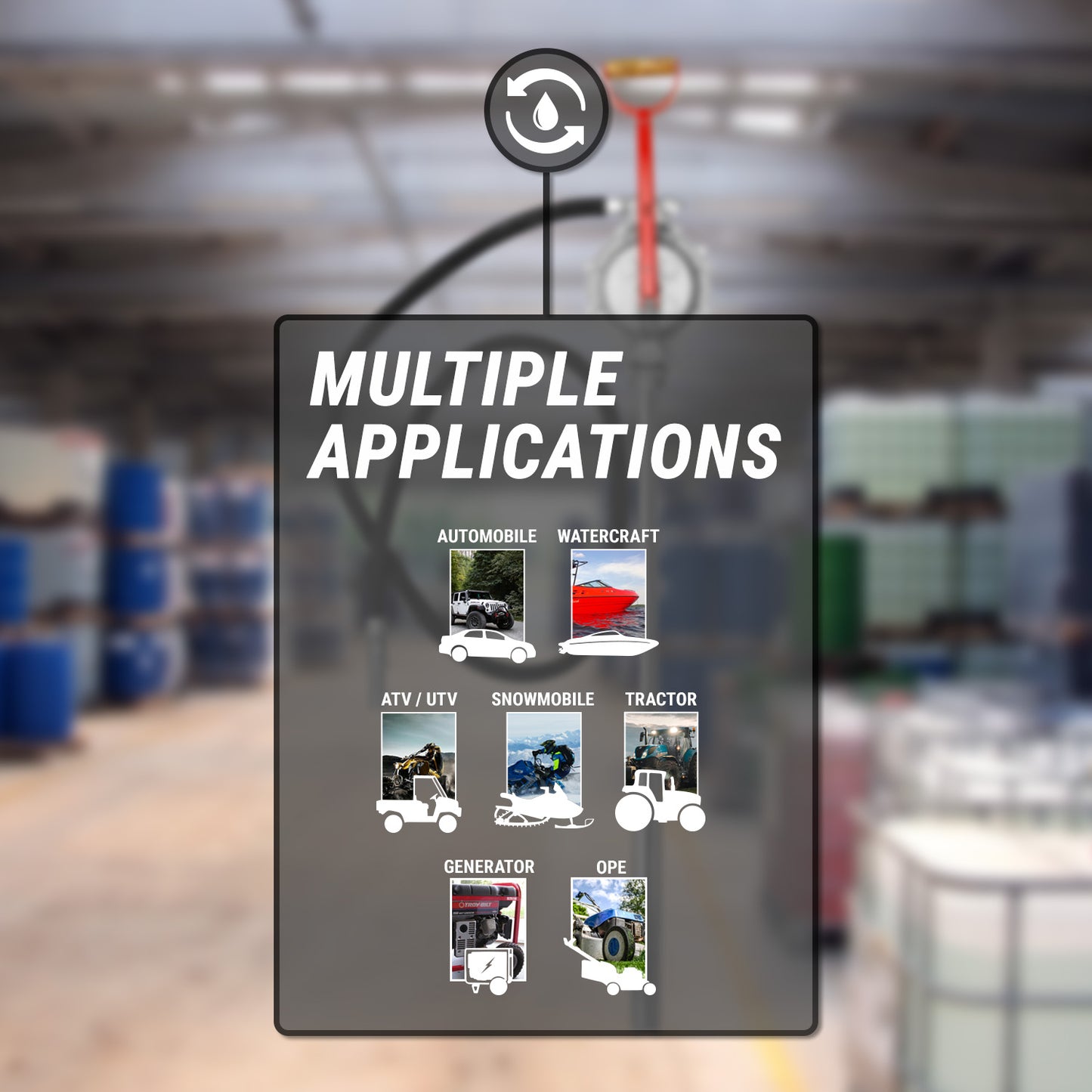 TRPISTON01 | Double Diaphragm Lever-Action Drum Barrel Pump