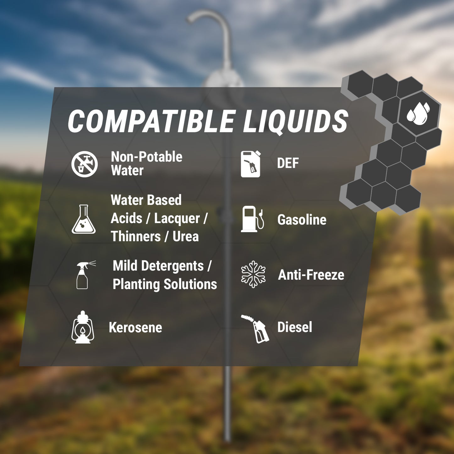 TRWSSL | 304 Stainless Steel Rotary-Action Drum Barrel Pump