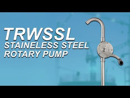 TRWSSL | 304 Stainless Steel Rotary-Action Drum Barrel Pump