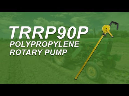 TRRP90P | Chemical Resistant Plastic Rotary-Action Drum Barrel Pump