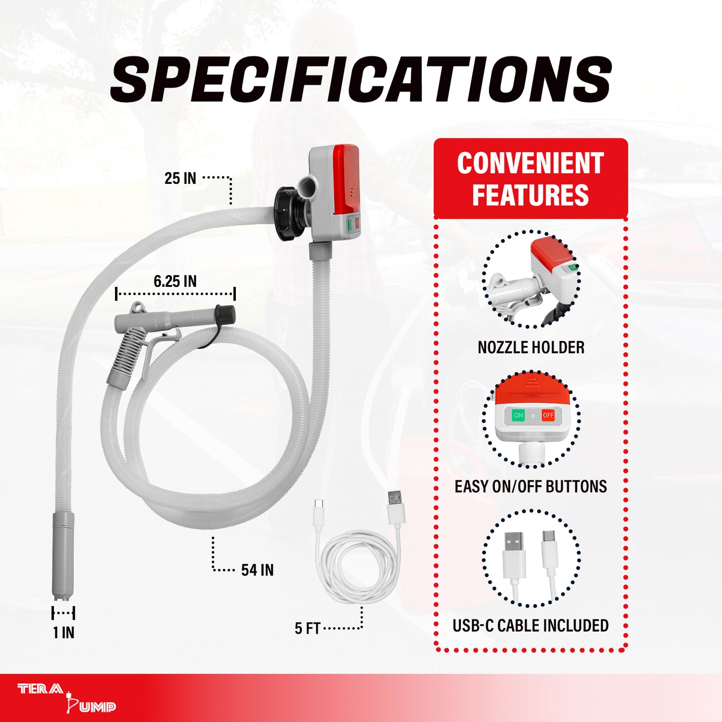 KTFA01AUTOUSB | Dual Power Auto Stop Fuel Transfer Pump