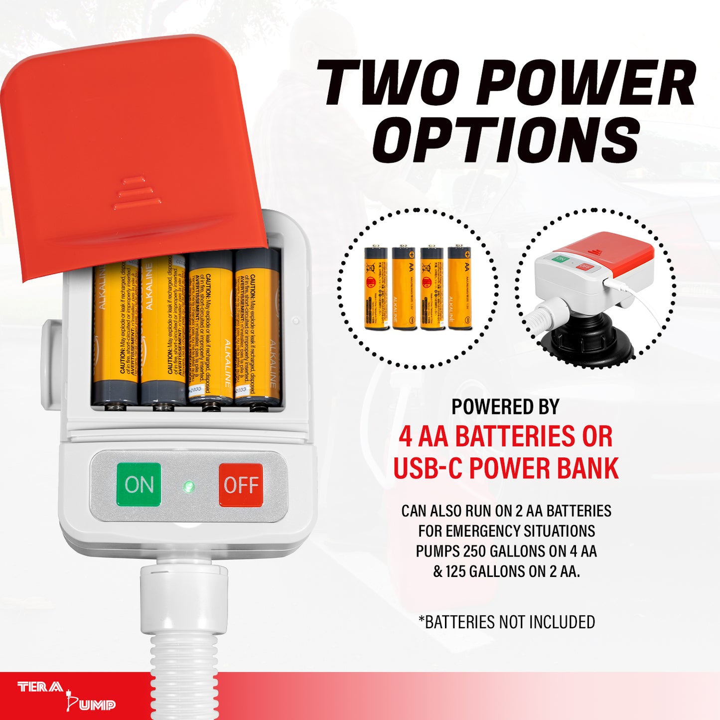 KTFA01MUSB | Dual Power Manual Nozzle Fuel Transfer Pump