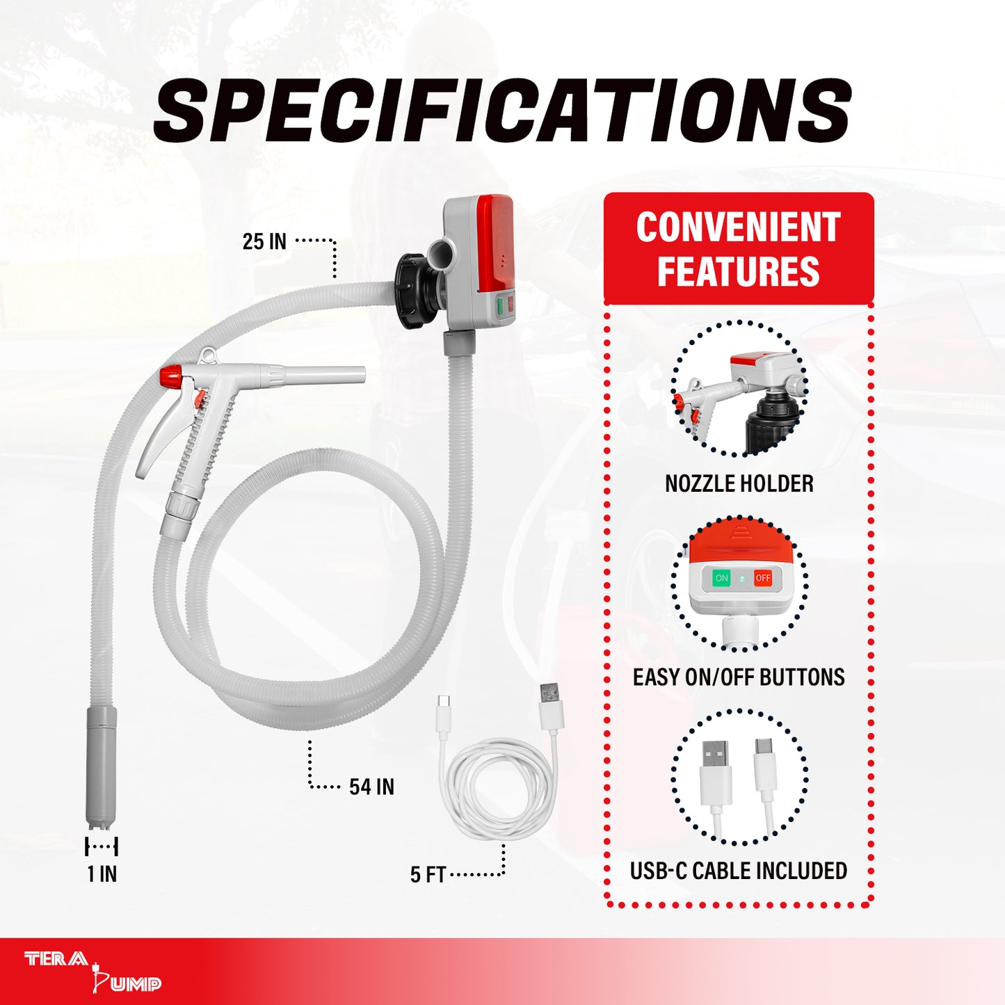 KTFA01MUSB | Dual Power Manual Nozzle Fuel Transfer Pump