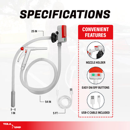 KTFA01MUSB | Dual Power Manual Nozzle Fuel Transfer Pump