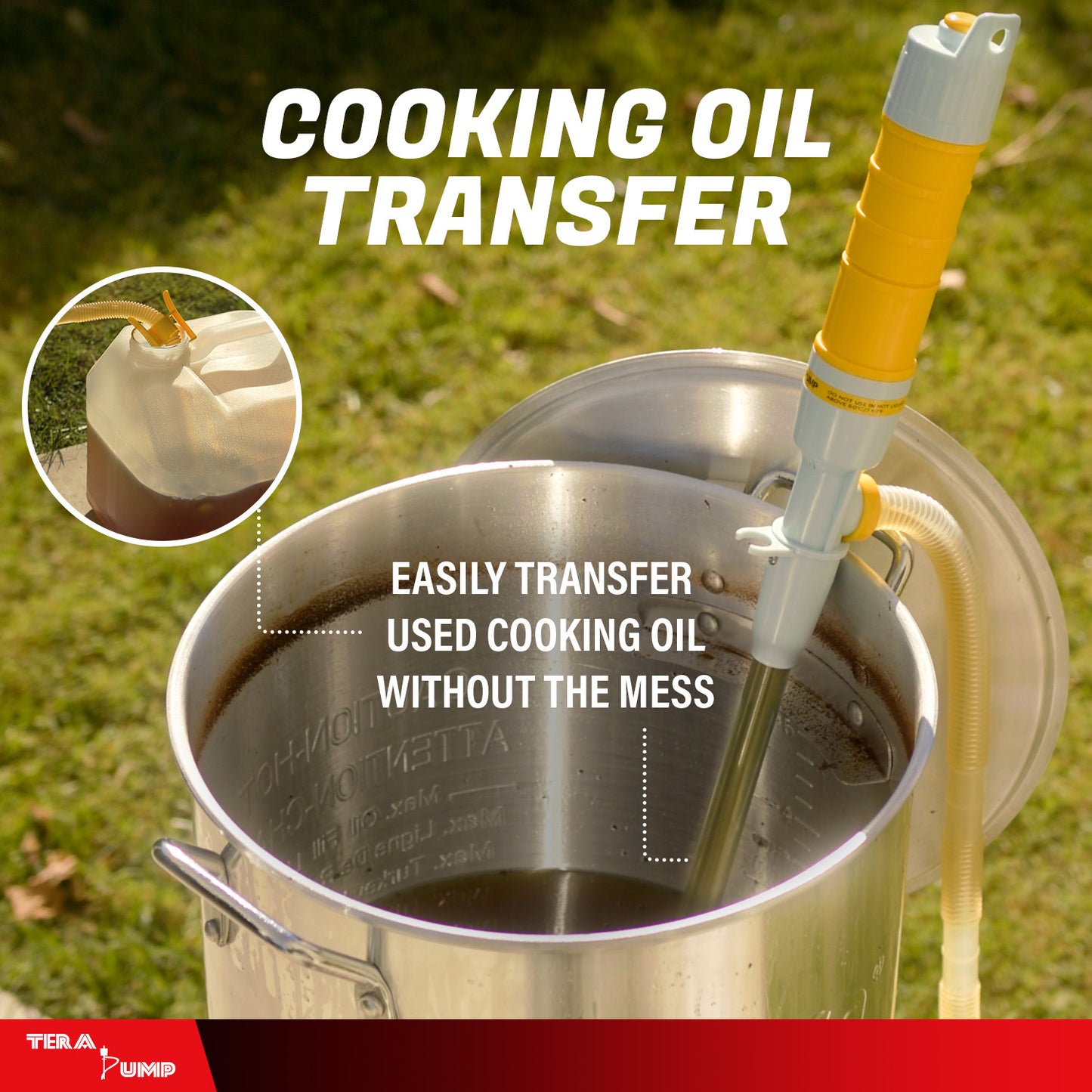 TRCOOK03 | 3rd Gen. Cooking Oil Recycling Battery Powered Pump