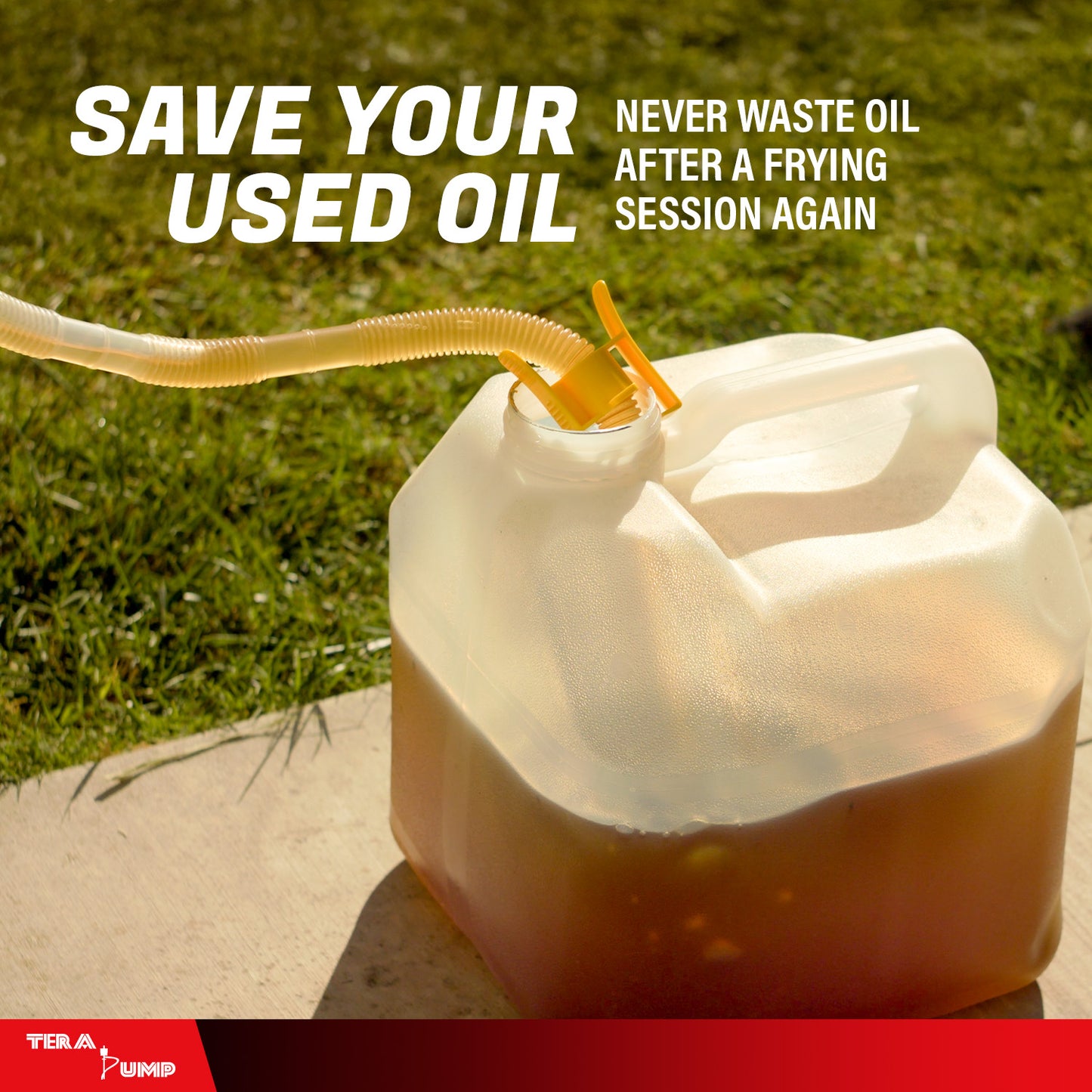 TRCOOK03 | 3rd Gen. Cooking Oil Recycling Battery Powered Pump