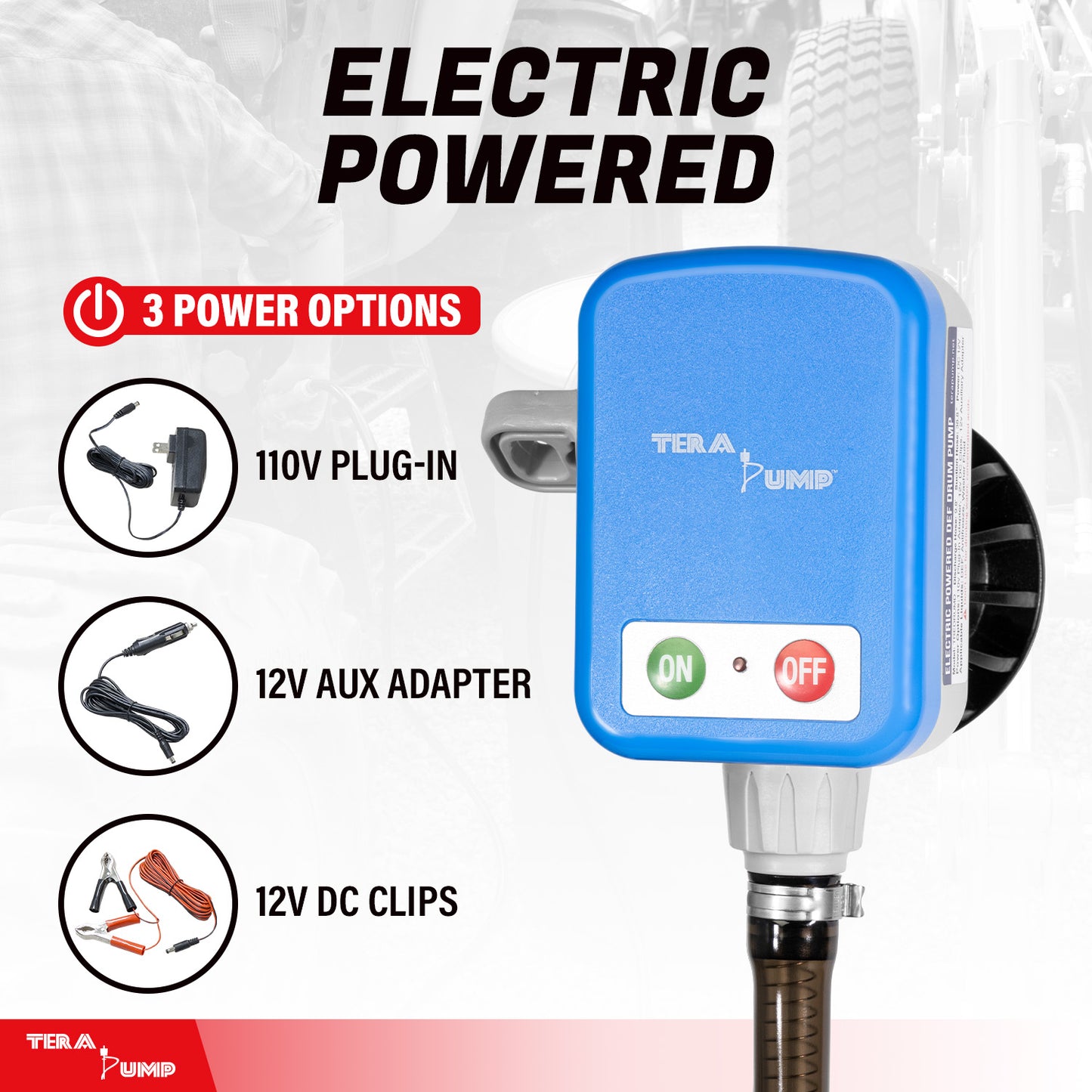 TREDRUMD | Electric Powered DEF Drum Pump