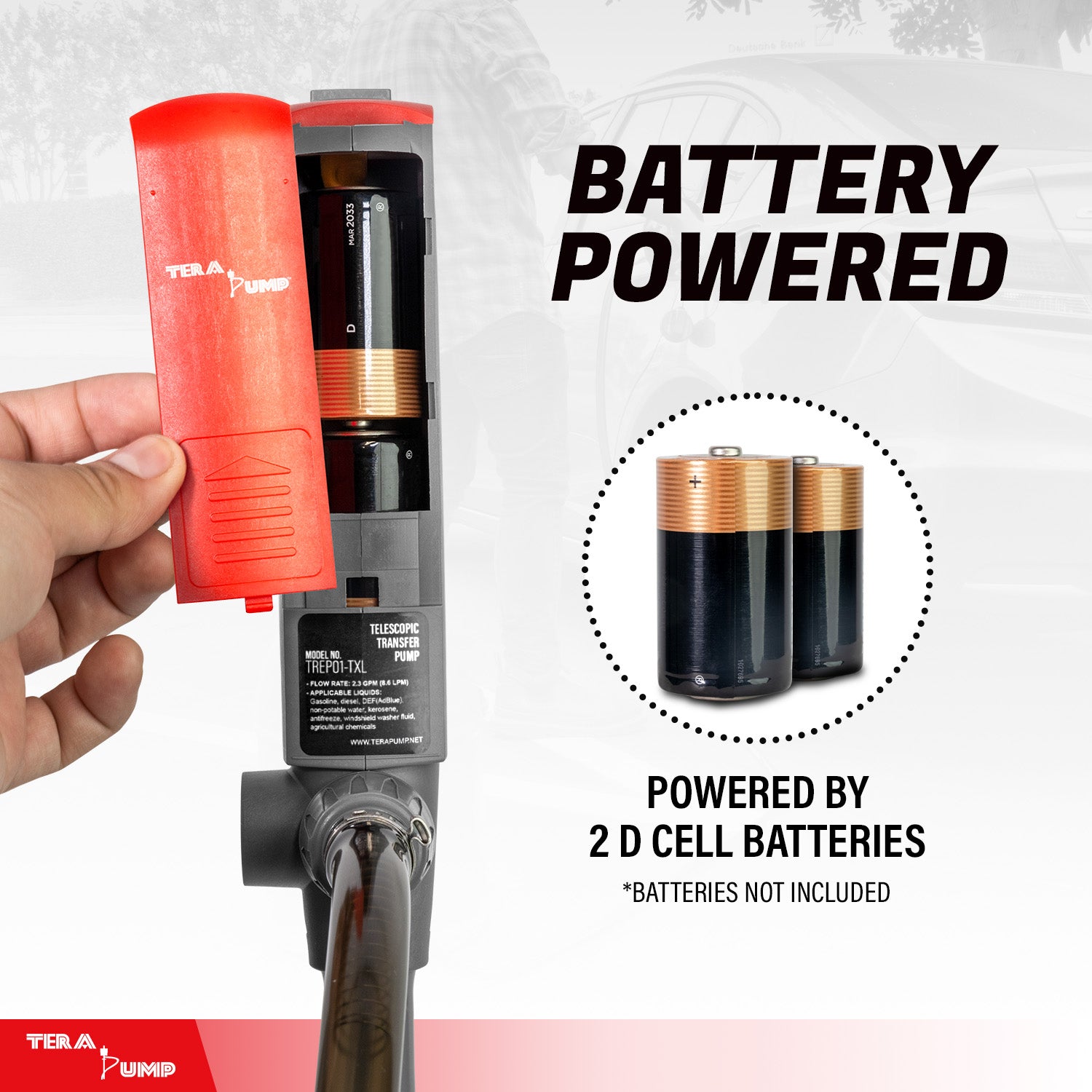 TREP01-TXL | 2nd Gen. Telescopic Battery Powered Fuel Transfer