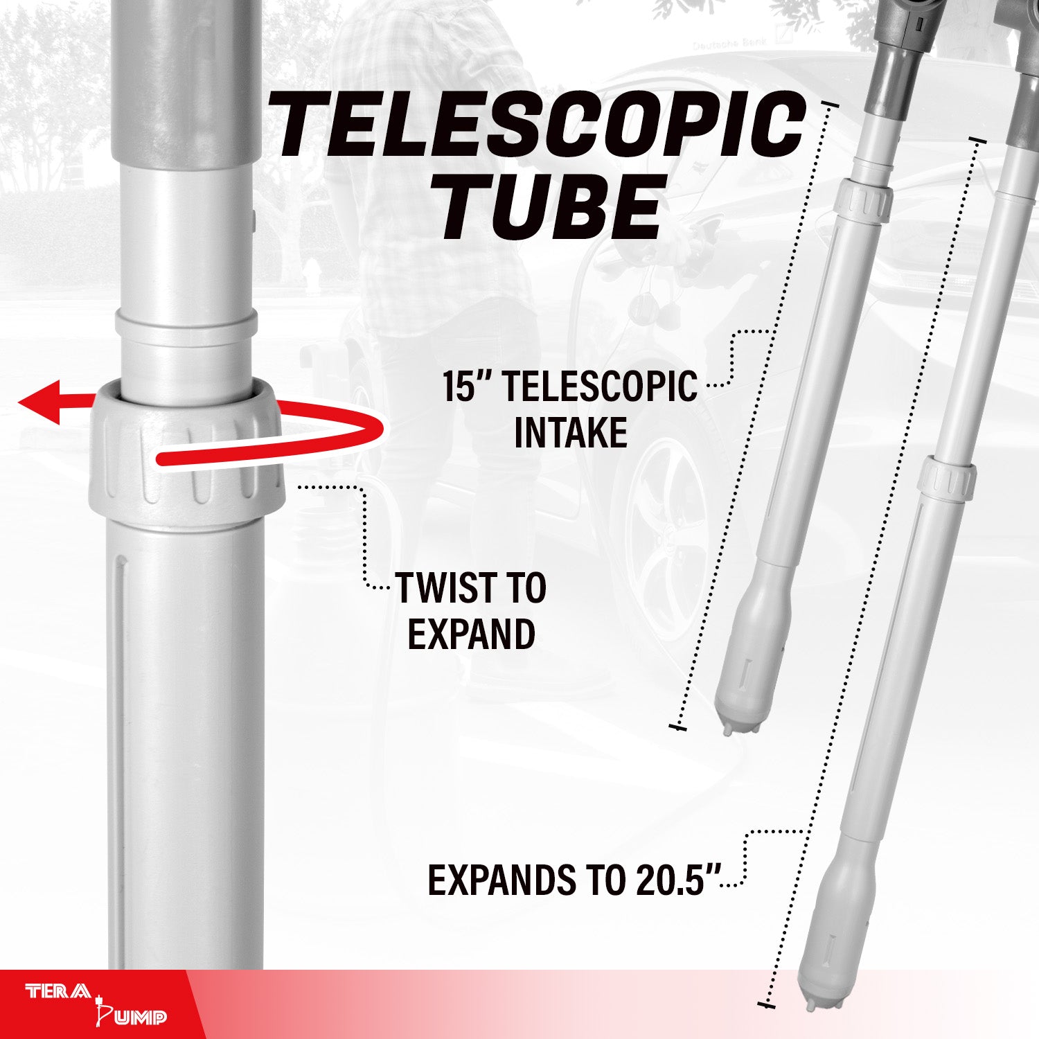 TREP01-TXL | 2nd Gen. Telescopic Battery Powered Fuel Transfer