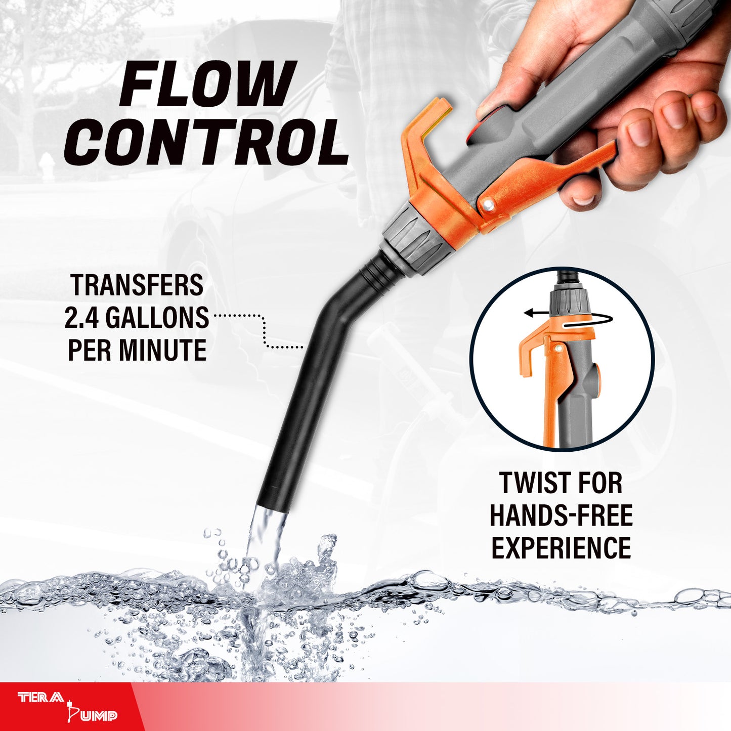 TREP03 | 2nd Gen. Electric Liquid Transfer Pump, 8ft Hose