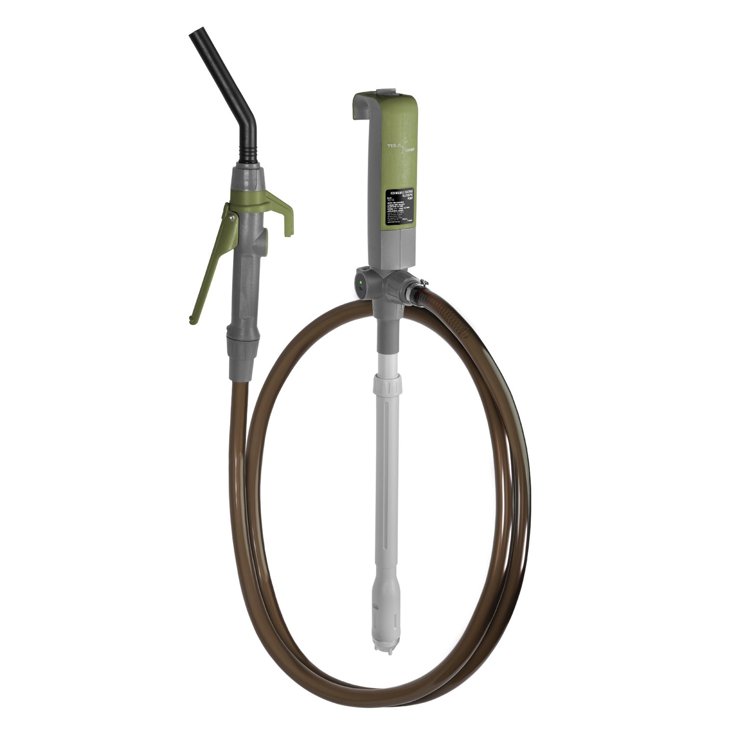 TREP04L | 2nd Gen. Rechargeable Battery Fuel Transfer Pump - 10ft Vinyl Hose