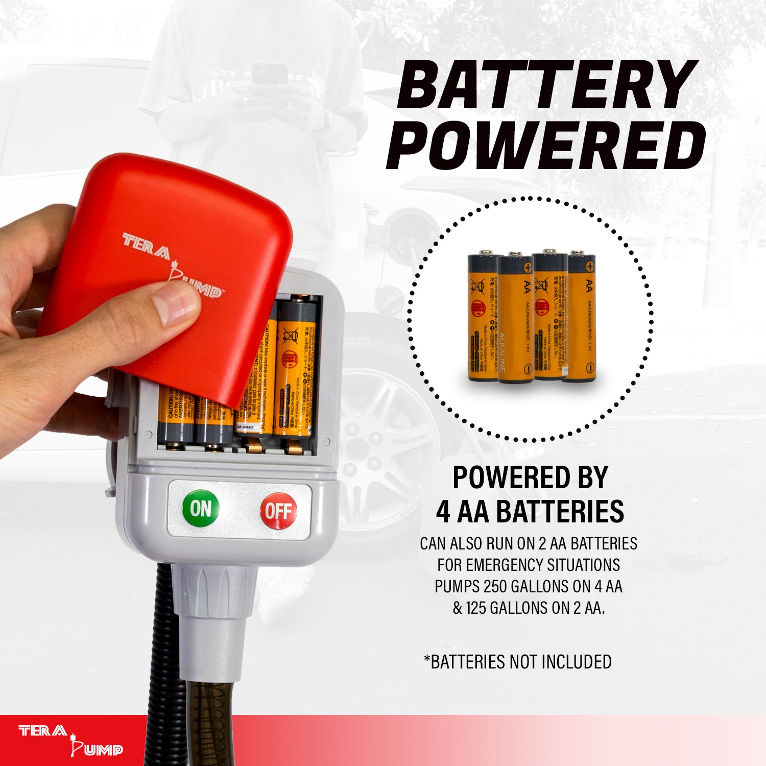 TERA PUMP Pompa Di Trasferimento Del Carburante Manuale Alimentata - Foto 2