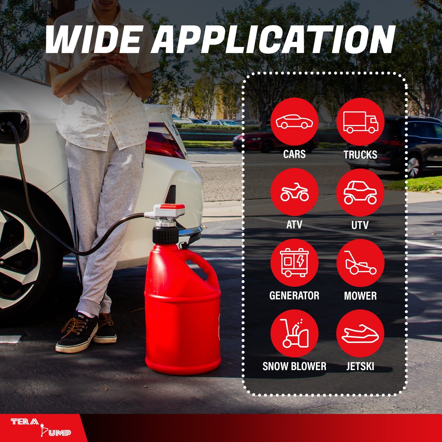 TRFA01-XL | 2nd GEN. Utility Jug Battery Powered Fuel Transfer