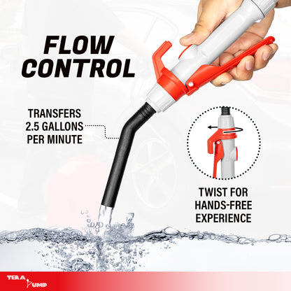TRFA02-MTX-XL | Gas Can Battery Powered Fuel Transfer Pump