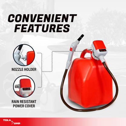 TRFA03 | Universal Gas Can Battery Powered Fuel Transfer Pump