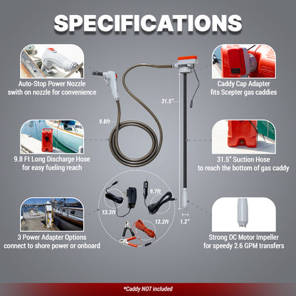 TRFA03-GC | Gas Caddy / Fuel Tank Transfer Pump