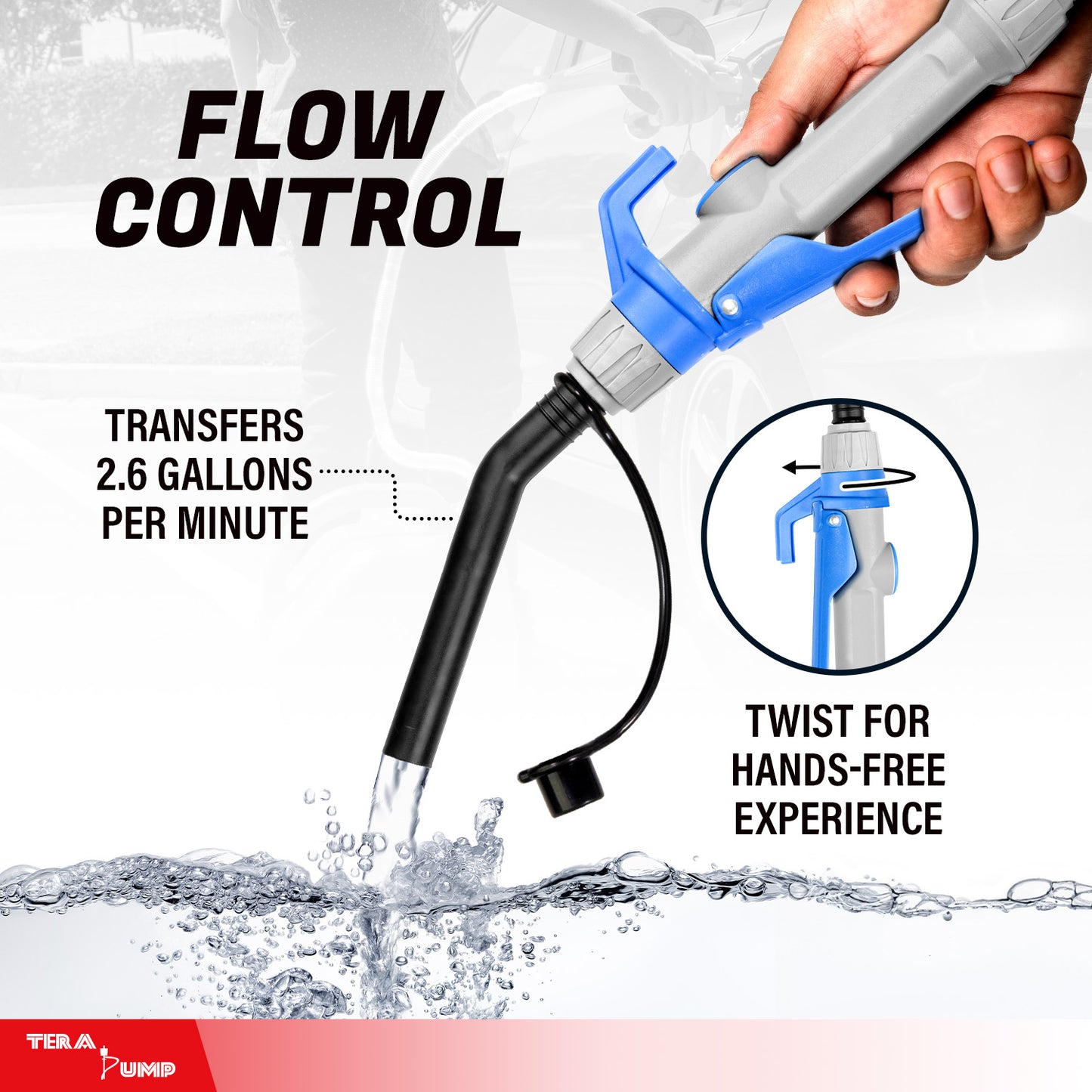 TRHA04-XL | Battery Powered Flow Control Pump
