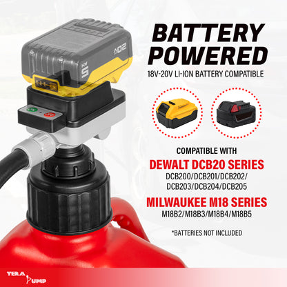 TRLB01MAUL | 18V/20V Tool Battery Powered Fuel Transfer Pump