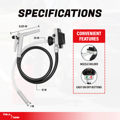 TRLB01MAUL | 18V/20V Tool Battery Powered Fuel Transfer Pump