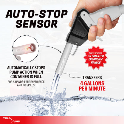 TRLB02AUTO | 18V/20V Tool Battery Powered Auto Stop Fuel Transfer Pump