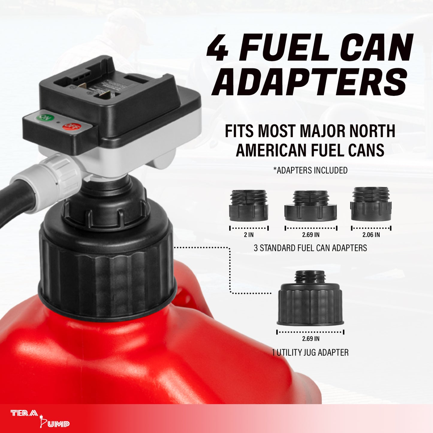 TRLB02AUTO | 18V/20V Tool Battery Powered Auto Stop Fuel Transfer Pump