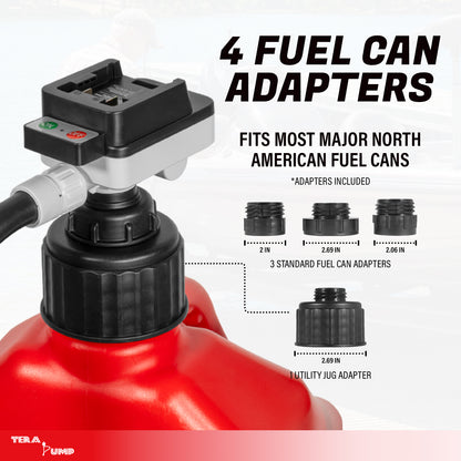 TRLB02AUTO | 18V/20V Tool Battery Powered Auto Stop Fuel Transfer Pump