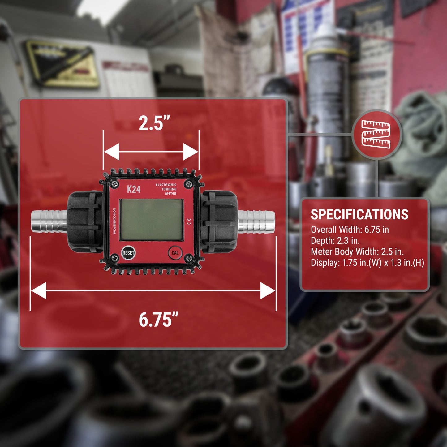 TRMETER-A-LIQ | K24 Electronic Turbine Meter, Only