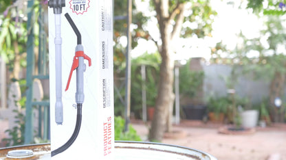 TREP01-TXL | Telescopic Battery Powered Fuel Transfer Pump, 10-ft Hose