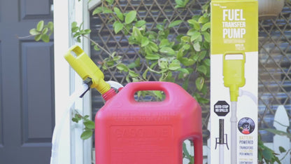 TRCDA | Easy Handle Auto-Stop Battery Powered Fuel Transfer Pump