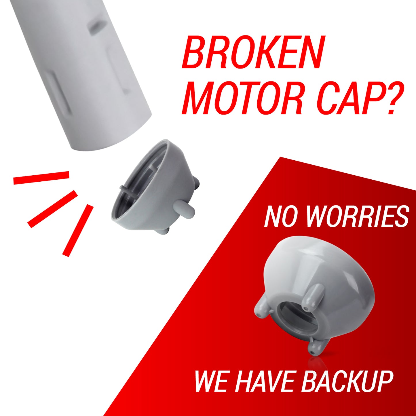 TRCAP Motor Cap for Battery Pumps