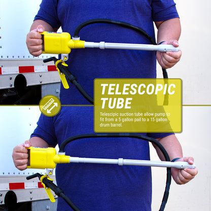 TRCDM | Easy Handle Flow Control Battery Powered Transfer Pump