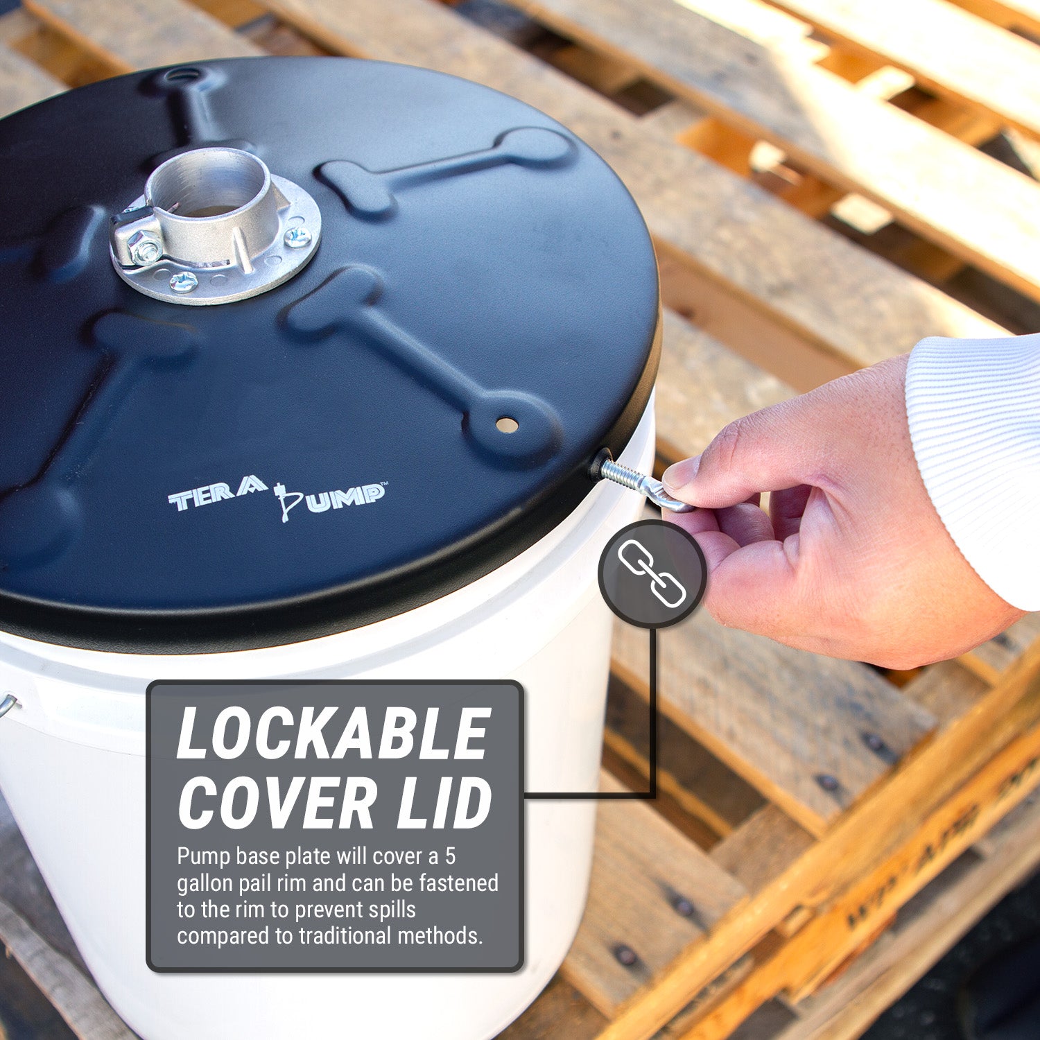 TRD490PAIL LeverAction 5 to 6 Gallon Bucket Pump TERA PUMP