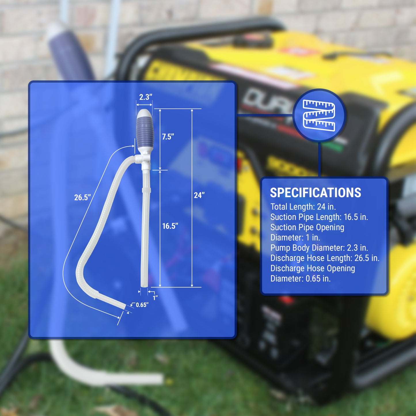 TRDP15 | Fuel Transfer Siphon Pump