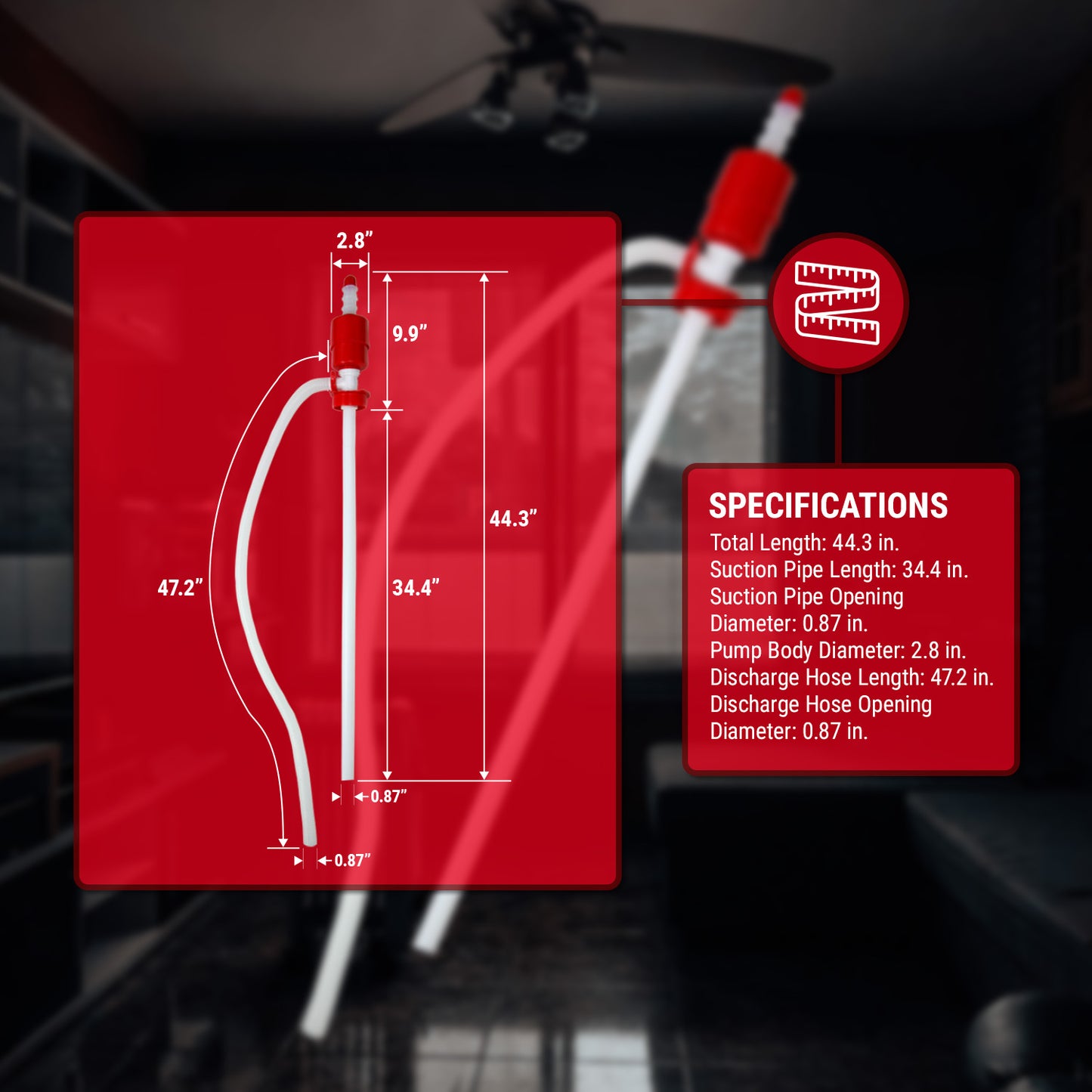 TRDRUM20 | Drum Barrel Pump, BPA-Free