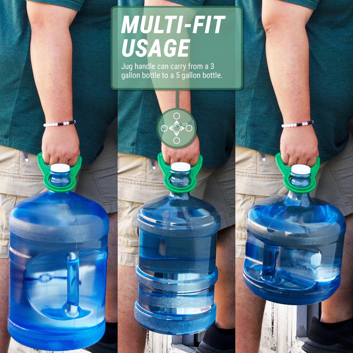 TRDWH001 | 3 to 5 Gal Water Bottle Handle / Carrier