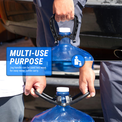 TRDWH003 | Ergonomic 3 to 5 Gal Water Jug Handle / Carrier