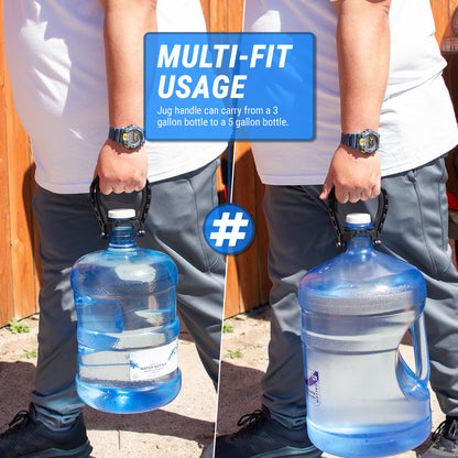 TRDWH003 | Ergonomic 3 to 5 Gal Water Jug Handle / Carrier