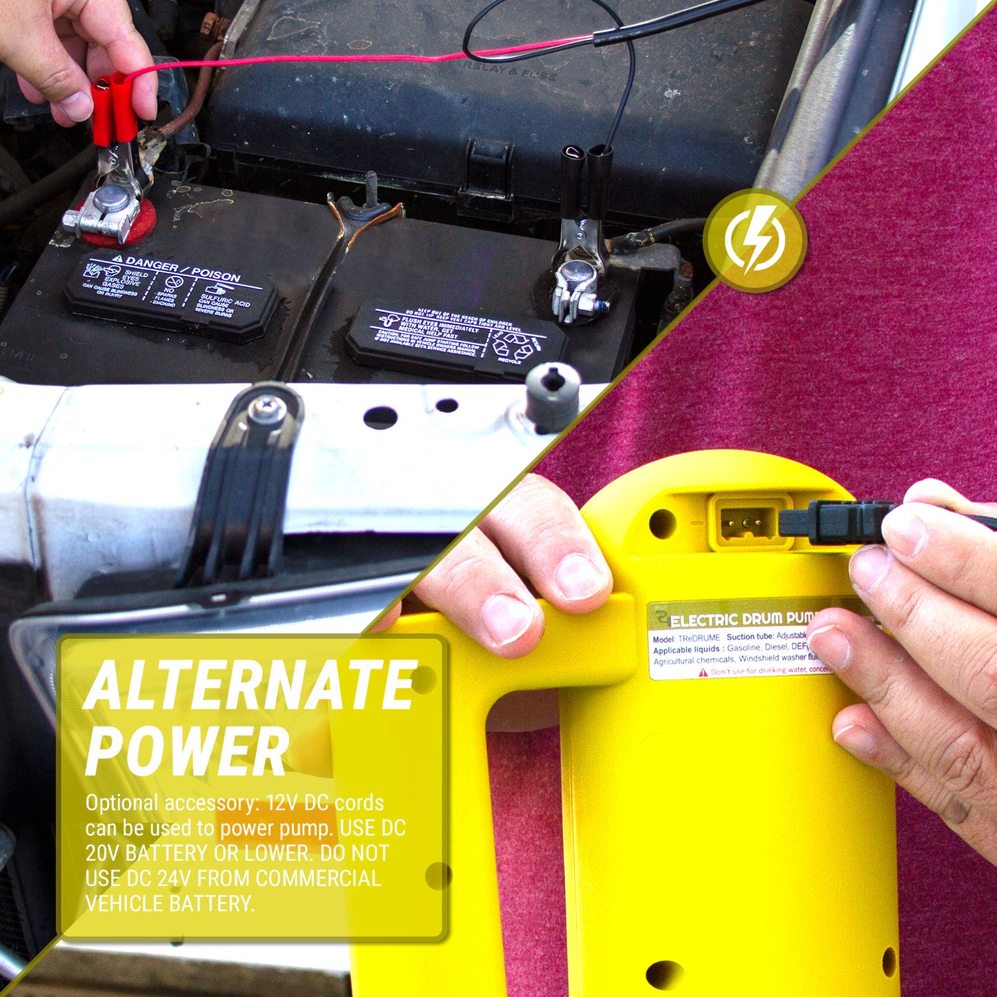 TREDRUME | Telescopic Electric Drum Pump