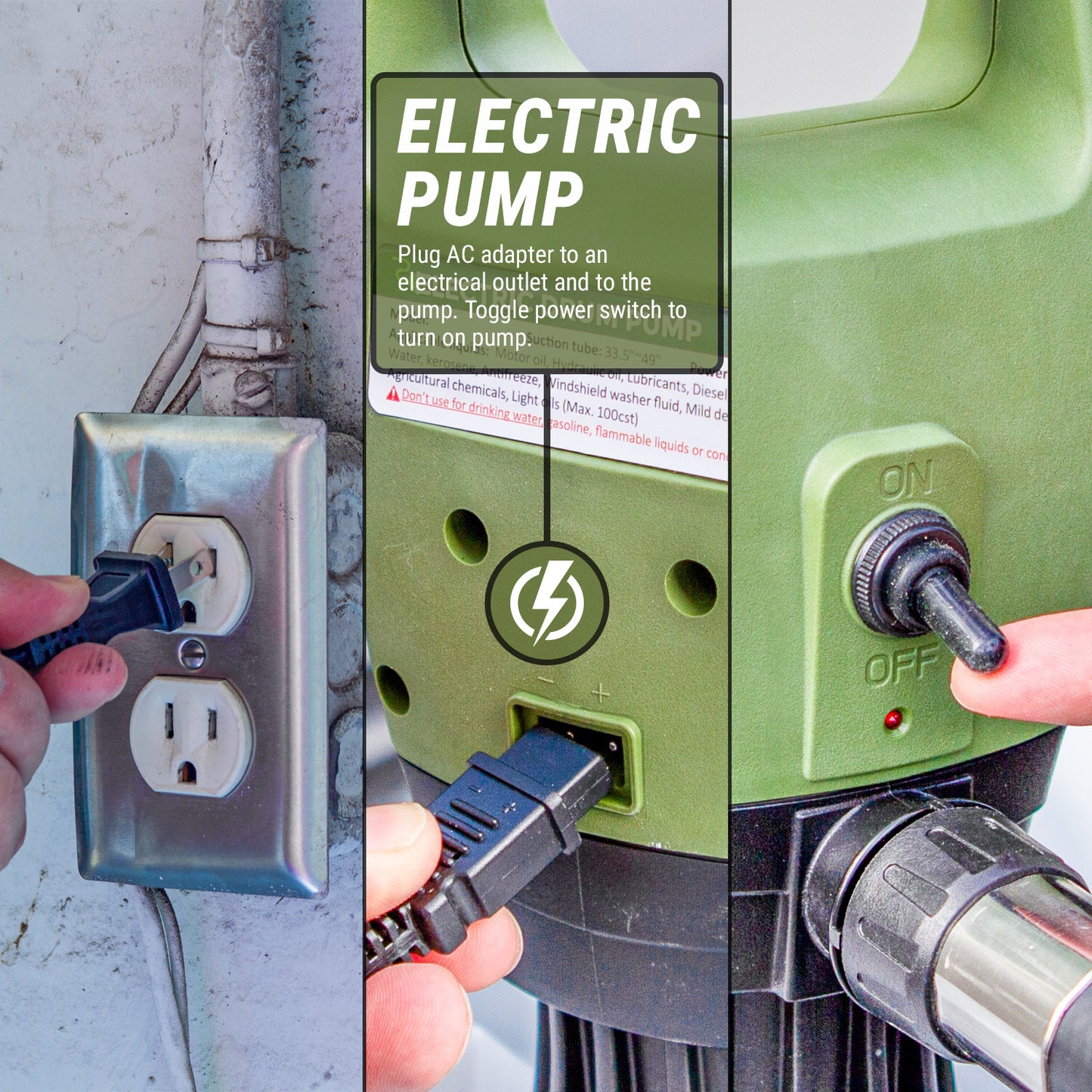 TREDRUMT-M | Electric Drum Pump, 35L Digital Oil Meter