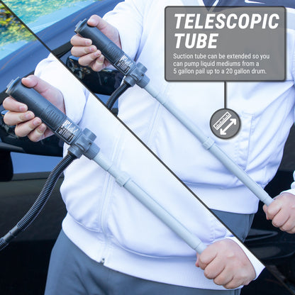 TREP01-TXL-CH | Telescopic Chemical Battery Powered Transfer Pump