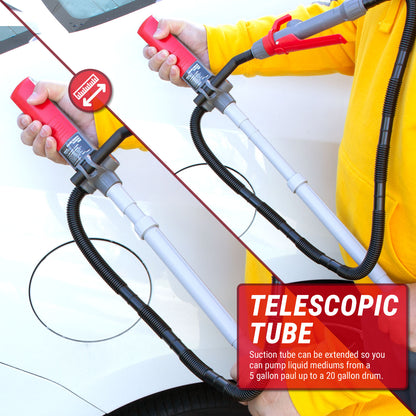 TREP01-T | Telescopic Battery Powered Fuel Transfer Pump