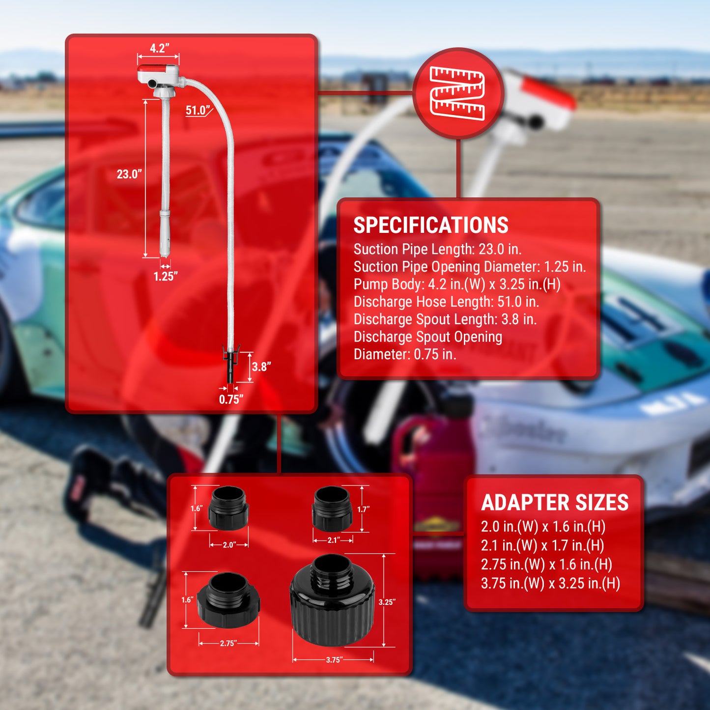 TRFA01-XL | Utility Jug Battery Powered Fuel Transfer Pump