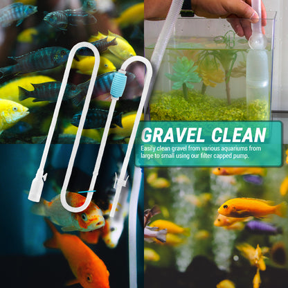 TRFTCLN-XL | 20 Gallon Aquarium Gravel Cleaner, BPA-Free